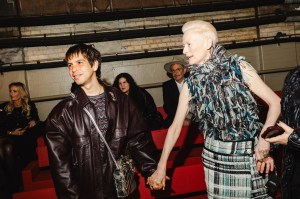 Julio Torres and Tilda Swinton