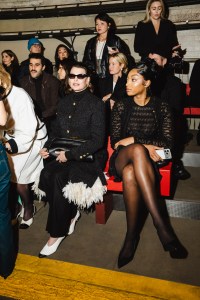 Linda Evangelista and Angel Reese