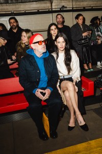 Michael Stipe and Riley Keough