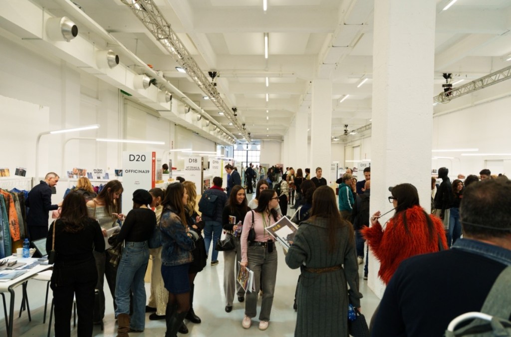 The scene at Denim Première Vision