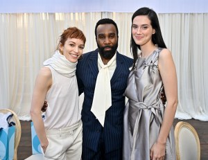 Britt Lower, Tramell Tillman and Eva Victor