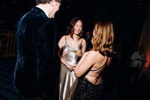 Charles Guard, Havana Rose Liu and Felicity Jones