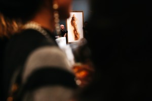 The scene at New York Academy of Art "Take Home a Nude" event