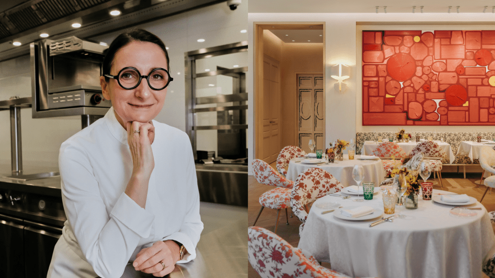 Monsieur Dior in Beijing helmed by the French chef Anne-Sophie Pic.