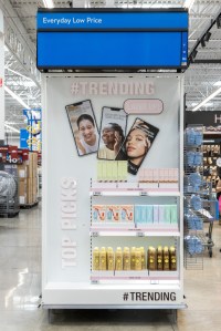 A look inside the beauty section at Walmart.