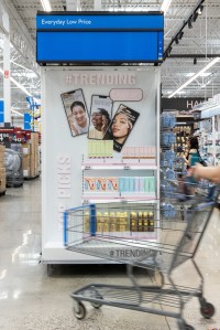 A look inside the beauty section at Walmart.