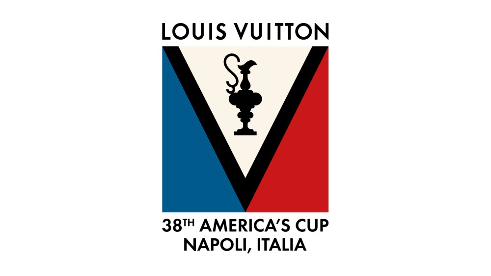 The official logo of the Louis Vuitton 38th America's Cup Naples 2027