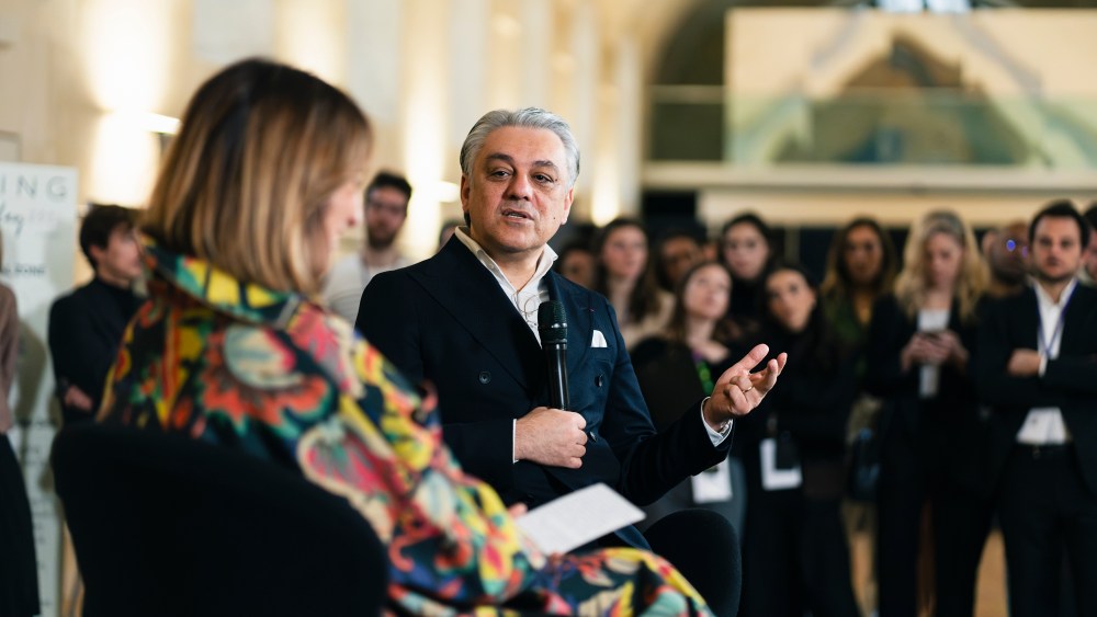 Luca de Meo at the Kering Innovation Day 2026 event in Paris