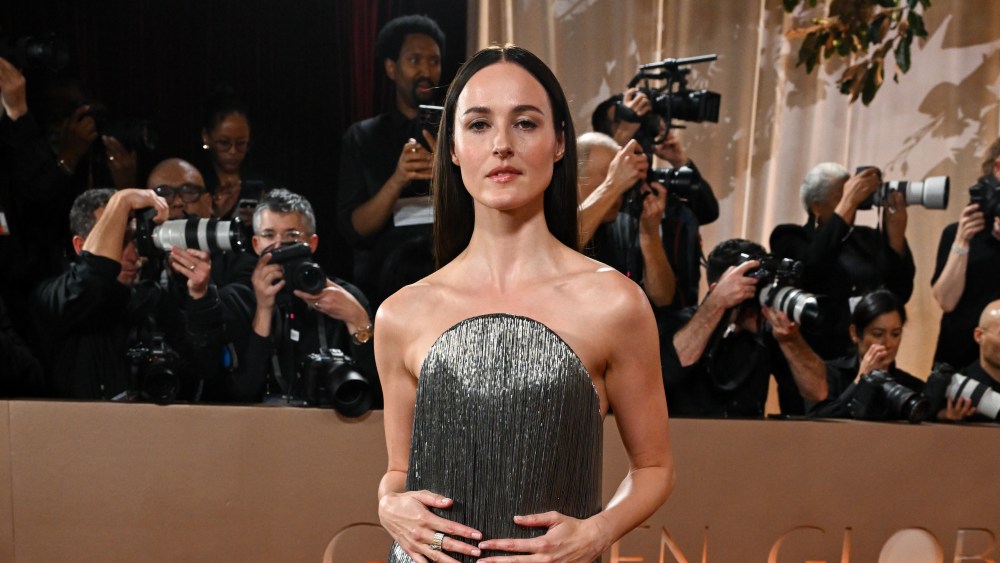 Renate Reinsve at the 83rd Annual Golden Globes held at The Beverly Hilton on January 11, 2026 in Beverly Hills, California.