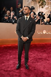 Michael B. Jordan at the 83rd Annual Golden Globes held at The Beverly Hilton on January 11, 2026 in Beverly Hills, California.