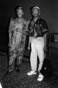 John Singleton and Spike Lee (Photo by Fairchild Archive/WWD/Penske Media via Getty Images)