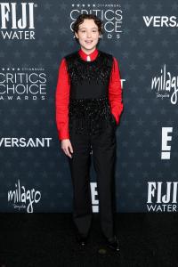 Bella Ramsey at the 31st Annual Critics Choice Awards held at Barker Hangar on January 04, 2026 in Santa Monica, California.