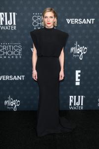 Rhea Seehorn at the 31st Annual Critics Choice Awards held at Barker Hangar on January 04, 2026 in Santa Monica, California.