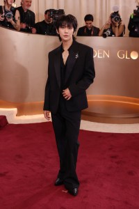 Joshua Hong at the 83rd Annual Golden Globes held at The Beverly Hilton on January 11, 2026 in Beverly Hills, California.