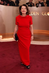 Pippa Harris at the 83rd Annual Golden Globes held at The Beverly Hilton on January 11, 2026 in Beverly Hills, California.