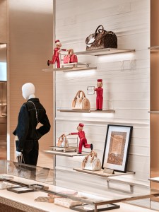 A look at the new Louis Vuitton store opening in Beijing, China.