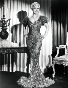 SHE DONE HIM WRONG, Mae West (in a gown by Edith Head), 1933