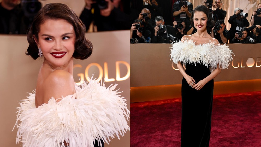 Selena Gomez at the 2026 Golden Globes.