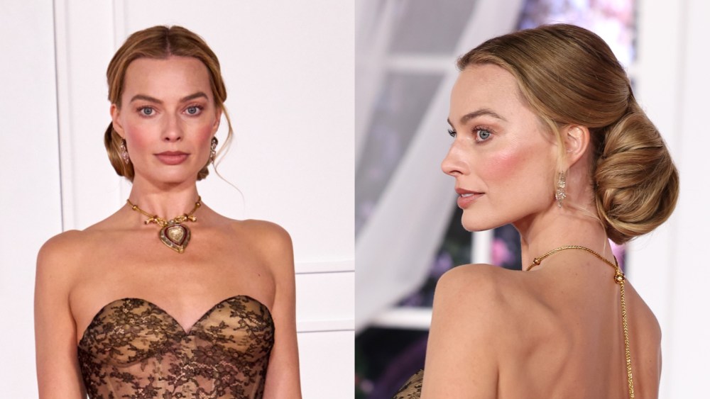 Margot Robbie at the "Wuthering Height" premiere in Los Angeles.
