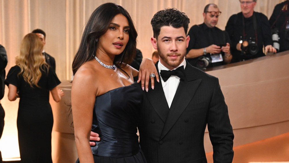 Priyanka Chopra and Nick Jonas at the 83rd Annual Golden Globes held at The Beverly Hilton on January 11, 2026 in Beverly Hills, California.