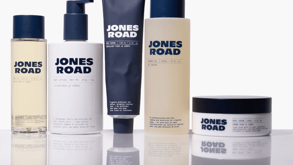Jones Road's body care collection.