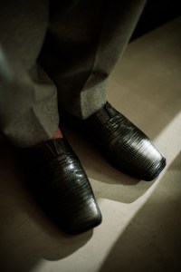 Backstage at the Hed Mayner Men’s Fall 2026 ready-to-wear show at Pitti Uomo