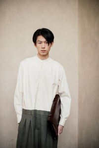 Backstage at the Soshiotsuki Men’s Fall 2026 ready-to-wear show at Pitti Uomo