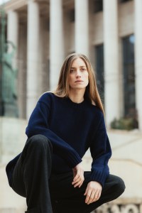 A look from the debut Bare collection for fall 2026.