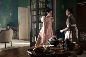 BRIDGERTON, from left: Isabella Wei, Yerin Ha, ‘Time Transfixed', (Season 4, ep. 402, aired Jan. 29, 2026). photo: Liam Daniel / ©Netflix / Courtesy Everett Collection