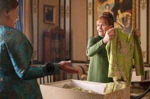 BRIDGERTON, from left: Polly Walker, Lorraine Ashbourne, ‘The Field Next to the Other Road', (Season 4, ep. 403, aired Jan. 29, 2026). photo: Liam Daniel / ©Netflix / Courtesy Everett Collection