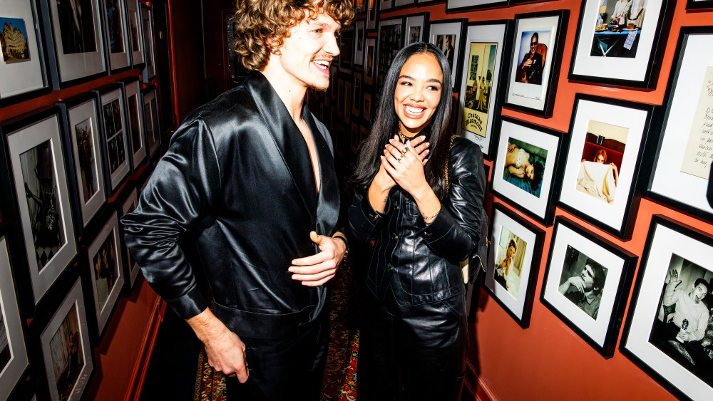 Connor Storrie and Tessa Thompson