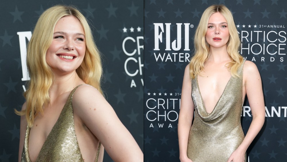 Elle Fanning wears Ralph Lauren at the 31st Annual Critics Choice Awards on Jan. 4, 2026 in Santa Monica, Calif.