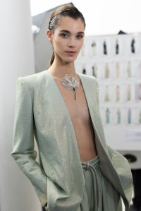 Backstage at Giorgio Armani Privé Spring 2026 Couture at Paris Couture Week