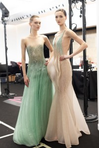 Backstage at Giorgio Armani Privé Spring 2026 Couture at Paris Couture Week