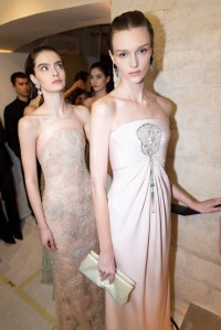 Backstage at Giorgio Armani Privé Spring 2026 Couture at Paris Couture Week