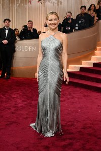 Kate Hudson at the 83rd Annual Golden Globes held at The Beverly Hilton on January 11, 2026 in Beverly Hills, California.