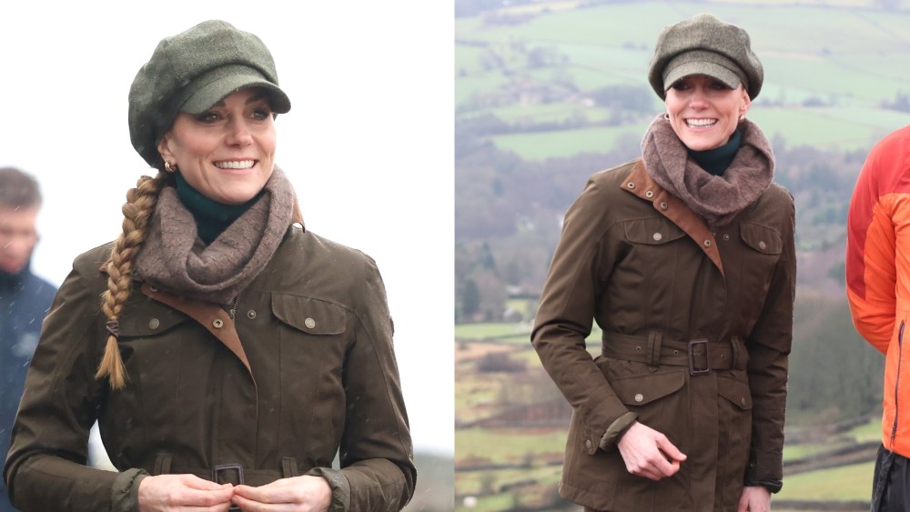 Kate Middleton wears pieces by Broar, Holland Cooper and more in the North of England on Jan. 27.