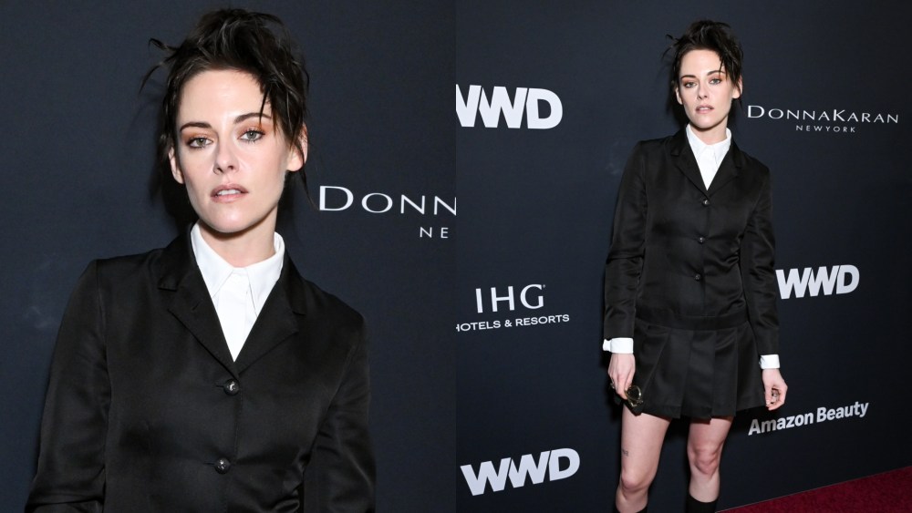Kristen Stewart wears Thom Browne at the 2026 WWD Style Awards on Jan. 9 in Santa Monica, Calif.