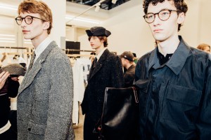 Backstage at Paul Smith Fall 2026 Ready-to-Wear Collection