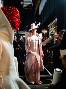 Backstage at Robert Wun Spring 2026 Couture at Paris Couture Week