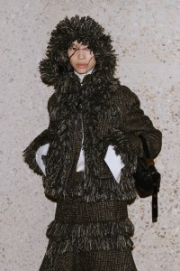Backstage at Sacai Fall 2026 Ready-to-Wear Collection at Paris Fashion Week