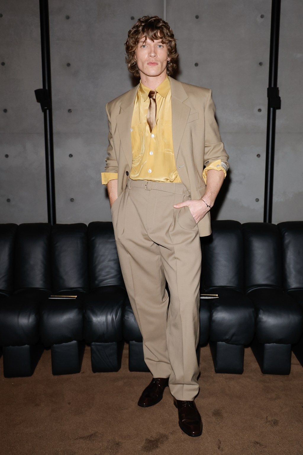 Connor Storrie and François Arnaud Heat Up the Saint Laurent Show