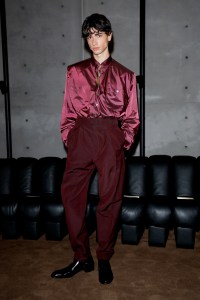 Hugo Dacquet at the Saint Laurent Men’s Fall/Winter 2026 fashion show as part of Paris Men’s Fashion Week held at Bourse du Commerce on January 27, 2026 in Paris, France.