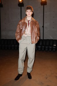 Vassili Schneider at the Saint Laurent Men’s Fall/Winter 2026 fashion show as part of Paris Men’s Fashion Week held at Bourse du Commerce on January 27, 2026 in Paris, France.