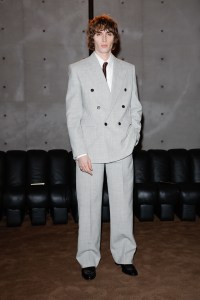 Malcolm McRae at the Saint Laurent Men’s Fall/Winter 2026 fashion show as part of Paris Men’s Fashion Week held at Bourse du Commerce on January 27, 2026 in Paris, France.