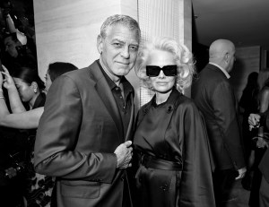 George Clooney and Pamela Anderson