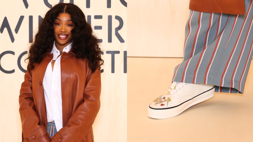 SZA attends the Louis Vuitton Menswear fall 2026 show as part of Paris Fashion Week on Tuesday in Paris, France.