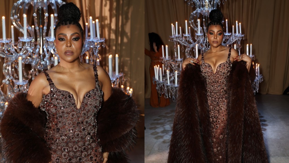 Taraji P. Henson wears Zuhair Murad at the Zuhair Murad Haute Couture Week Spring/Summer 2026 show on Jan. 28 in Paris.