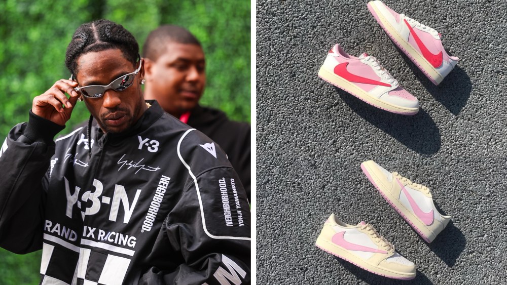 Travis Scott Air Jordan 1 Low Pink Pack