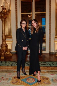 Rachida Dati and Victoria Beckham
